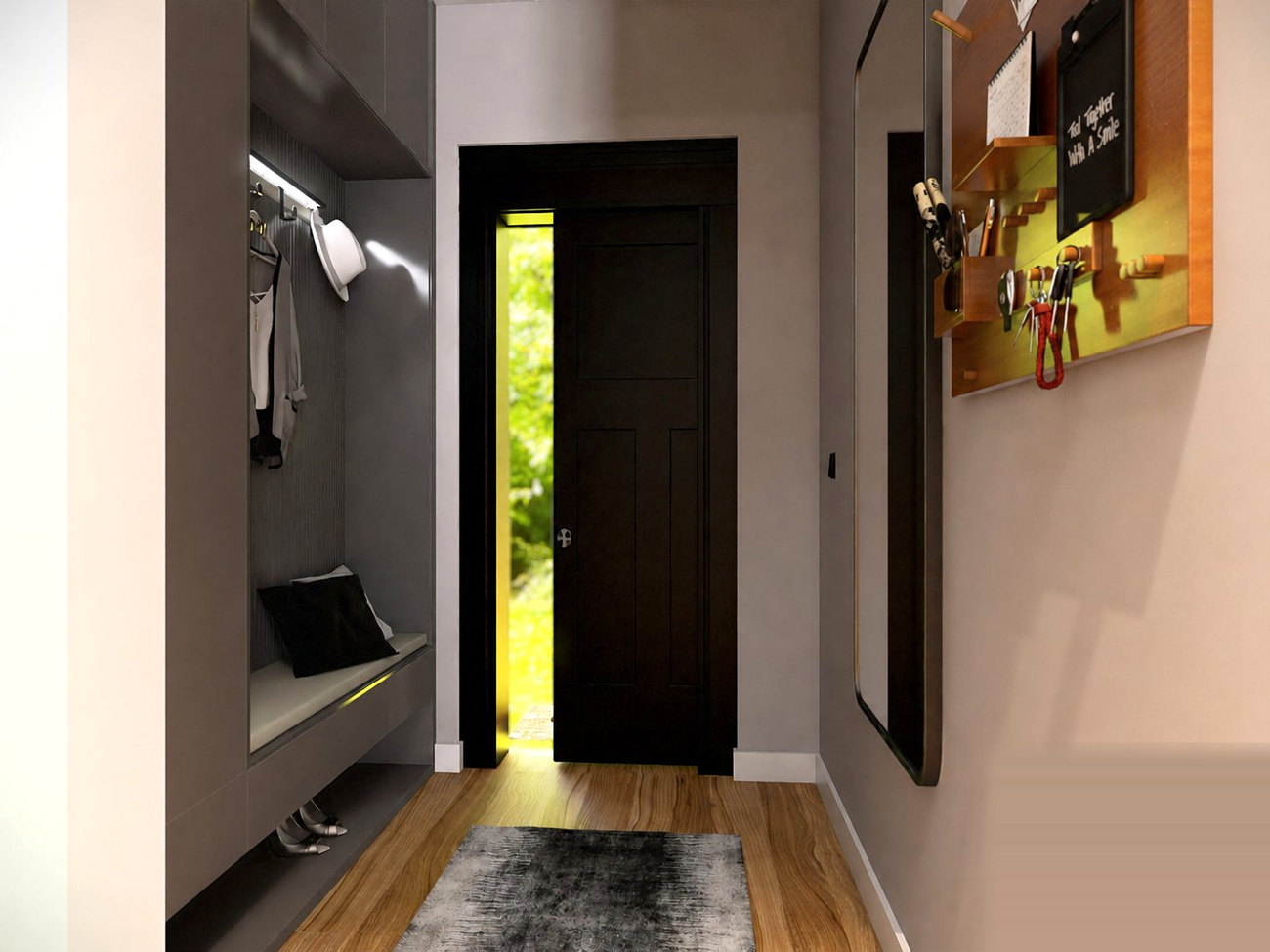 Eingangsbereich mit Garderobe